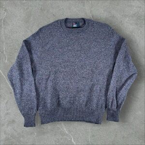 Vintage Robert Bruce Sweater Mens Large Brown Speckled Wool Crewneck 80s 90s